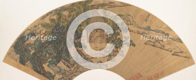 Landscape, mid-17th century. Creator: Chen Hongshou.