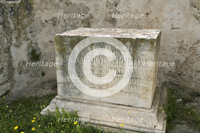 Sanctuary of Minerva, Dougga (Thugga), Tunisia. Artist: Samuel Magal
