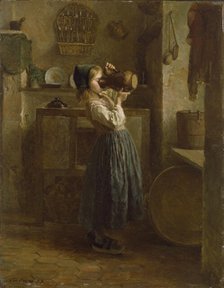 Helping Herself, 1859. Creator: Pierre Edouard Frere.
