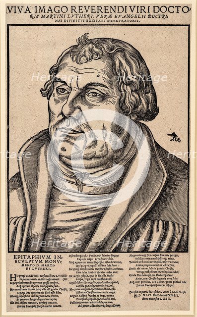 Portrait of Martin Luther (1483-1546), 1546.