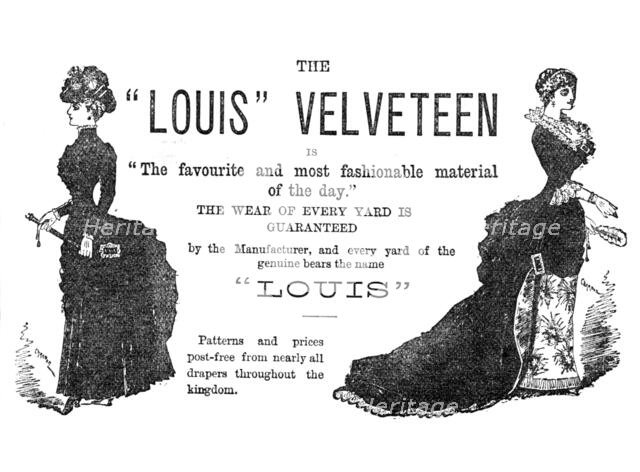 The "Louis" Velveteen, 1883. Creator: Unknown.