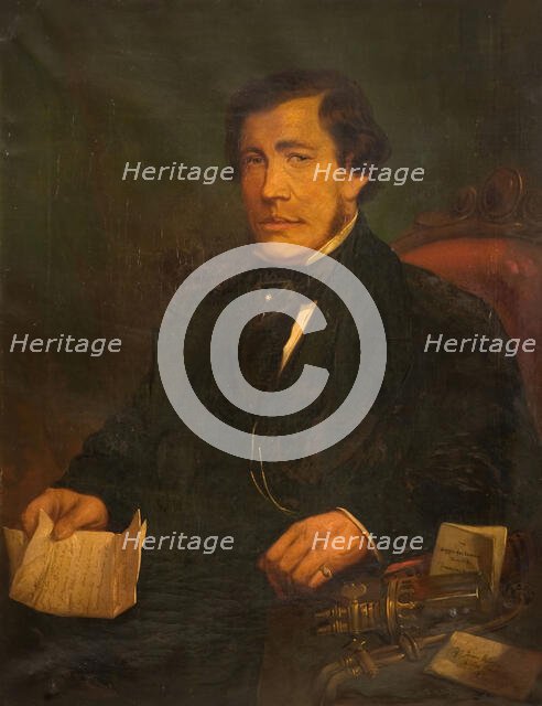 Portrait of James Fern Webster, 1862.  Creator: EH Bolt.