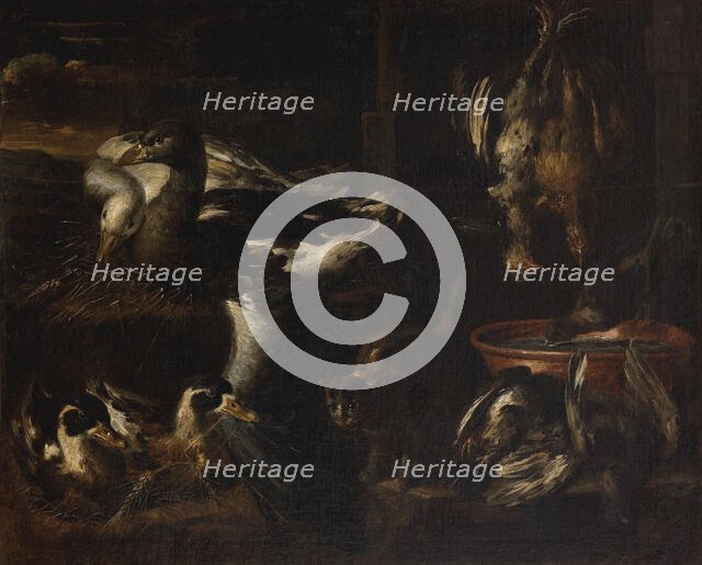 In a Pantry, 1st half of 17th century Creator: Giacomo Legi.