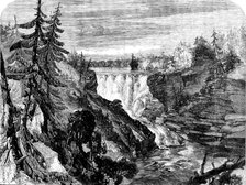 The Canadian Red River Exploring Expedition - Kakabika (or Grand Falls), Kaminitiquia River..., 1858 Creator: Unknown.