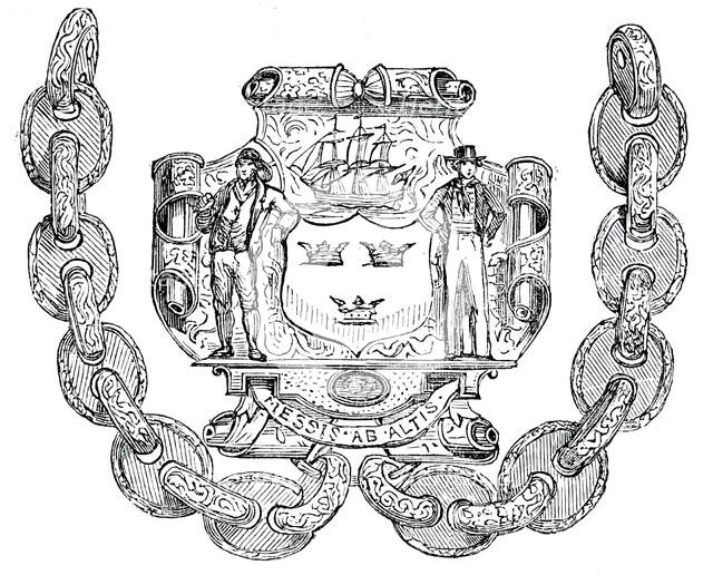 Badge and Chain of the Borough of Tynemouth, 1850. Creator: Unknown.