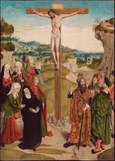 Crucifixion, c1485. Creator: Master of the Tiburtine Sibyl.