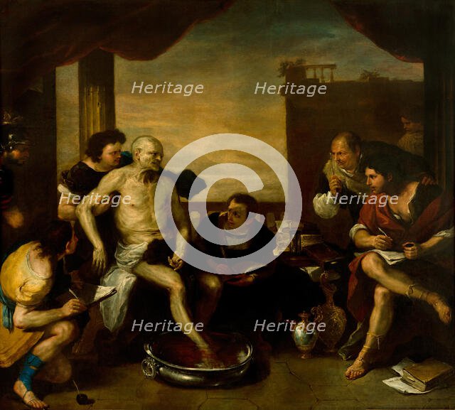 The death of Seneca, c1660. Creator: Giordano, Luca (1632-1705).