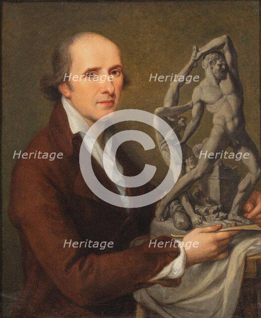 Portrait of sculptor Antonio Canova (1757-1822). Creator: Kauffmann, Angelika (1741-1807).