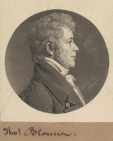 Thomas Blount, 1807. Creator: Charles Balthazar Julien Févret de Saint-Mémin.