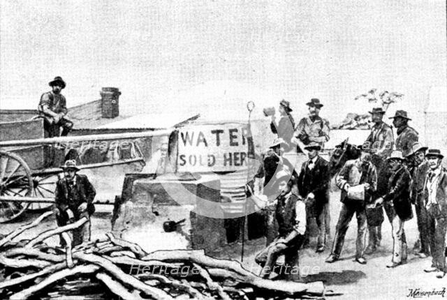 The Coolgardie Goldfields: mills and condenser, 1895. Creator: George Meisenbach.
