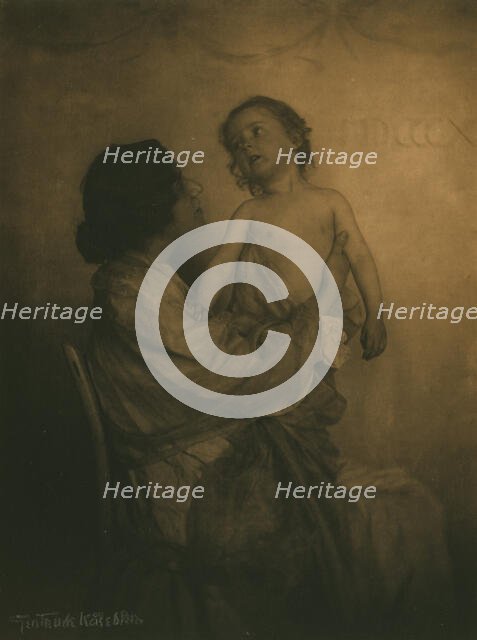 The vision, c1898. Creator: Gertrude Kasebier.