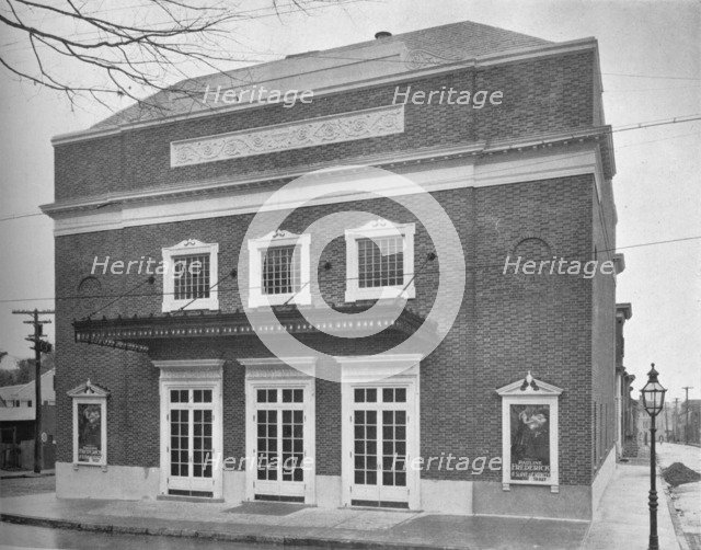 Main facade - Circle Theater, Annapolis, Maryland, 1922. Artist: Unknown.