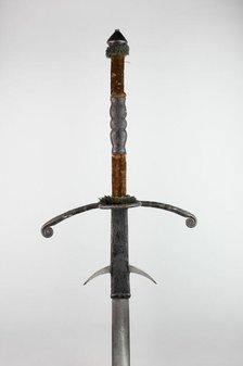 Two-Handed Sword with Scabbard, Germany, 1580-1600. Creator: Unknown.