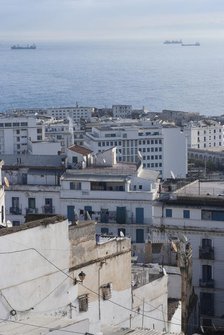 Algeria, Algiers, Harbour view