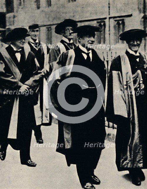 'Honorary Degree at Oxford', 1925, (1945). Creator: Unknown.