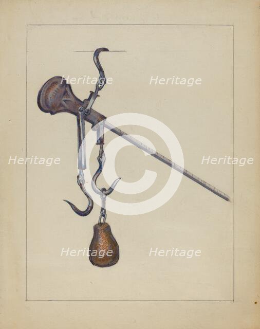 Scales, 1936. Creator: Broda.