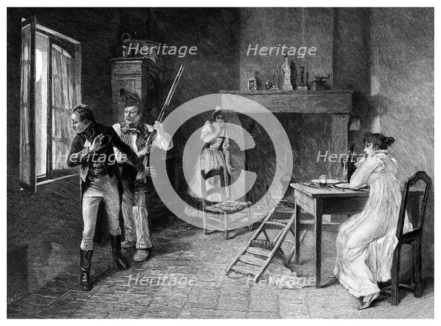 'An Incident in the White Terror, 1815', 1895. Artist: Unknown