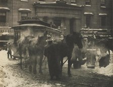 Camera Work: The Terminal, 1892. Creator: Alfred Stieglitz.