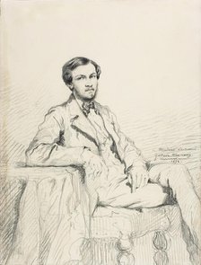Portrait of the composer Eugène Lacheurié, 1852. Creator: Moreau, Gustave (1826-1898).