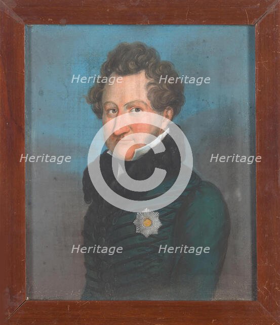 Portrait of Duke Ernest I of Saxe-Coburg and Gotha (1784-1844), Early 19th cen.. Creator: Anonymous.