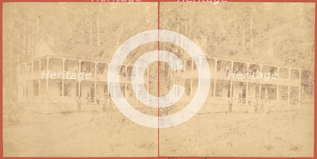 Flume House, Santa Cruz Mountains, 1860s. Creator: Unknown.