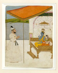 Raja Balwant Singh’s Vision of Krishna and Radha, ca. 1745-50. Creator: Attributed to Nainsukh (active ca. 1735-78).