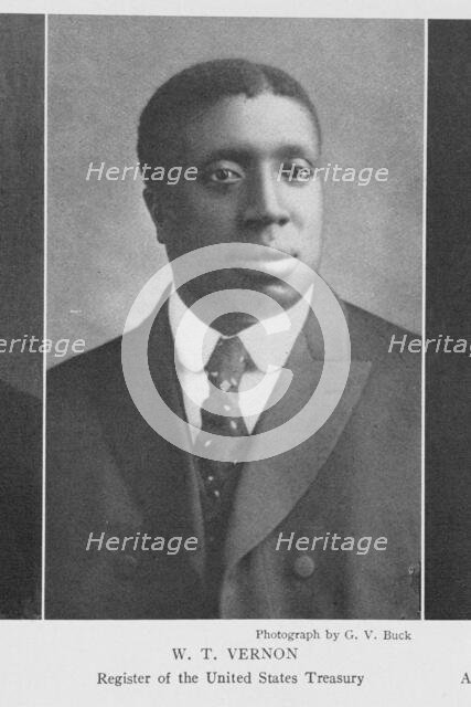 W. T. Vernon; Register of the United States Treasury, 1908. Creator: Unknown.