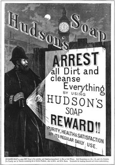 ''Hudson's Soap', 1888. Creator: Unknown.