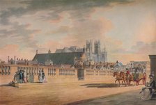 'View on Westminster Bridge', 1792. Artist: Thomas Malton II.