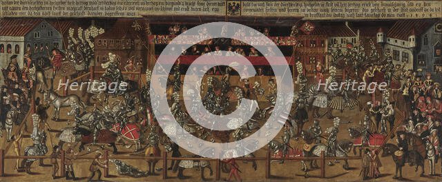 Tournament in Antwerp, 1498. Creator: Anonymous.