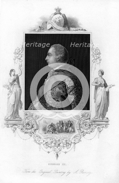 King George III of Great Britain, c1850. Artist: Unknown