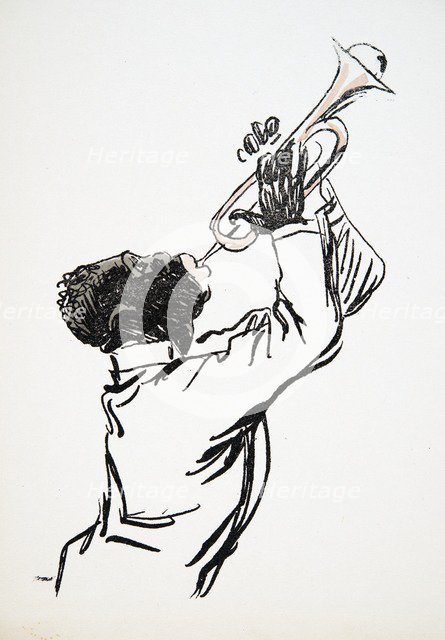 Trumpet Player, from 'White Bottoms' pub. 1927.