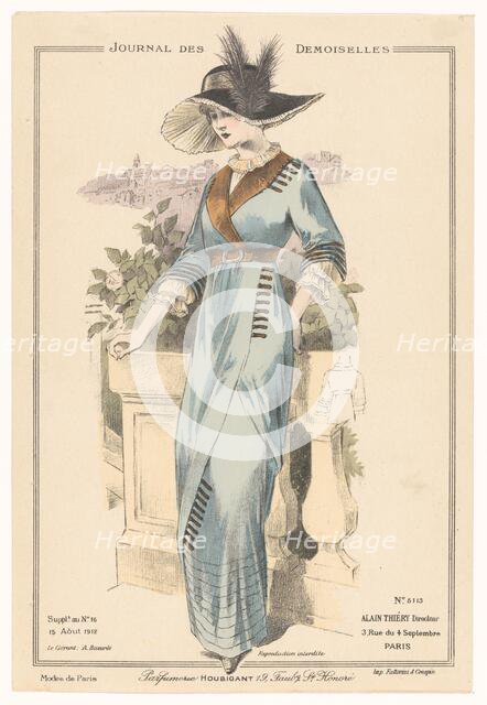 Journal des Demoiselles 15 Aôut 1912, no. 5113, 1912. Creators: Fattorini & Crespin, Anon.