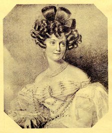 Princess Carolyne zu Sayn-Wittgenstein, née Iwanowska (1819-1887), 1840s. Artist: Anonymous  