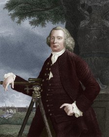 James Brindley, 18th century English civil engineer and canal builder, (1836).  Artist: JT Wedgwood.