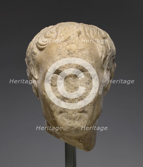 Portrait Head of Caesar, late 1st century B.C.-early 1st century A.D. Creator: Unknown.