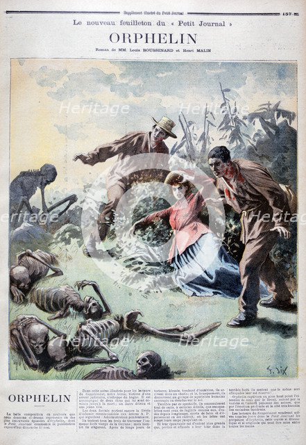 Illustration for Louis Henri Boussenard and Henri Makin's book Orphelin, 1894. Artist: Frederic Lix