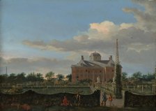 The Huis ten Bosch at The Hague and Its Formal Garden (View from the South), ca. 1668-70. Creator: Jan van der Heyden.