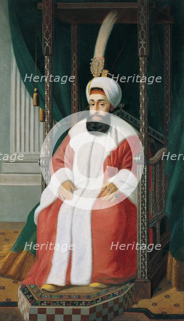 Sultan Selim III, 19th century. Artist: Warnia-Zarzecki, Joseph (19th century)
