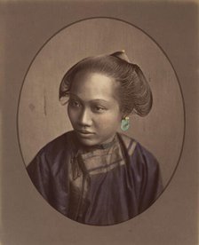 [Woman from Canton], 1870s. Creator: Baron Raimund von Stillfried.