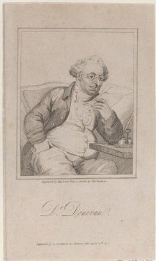 Portrait of Dr. Jeremiah Donovan, an army surgeon, 1809. Creator: James Hopwood the Elder.