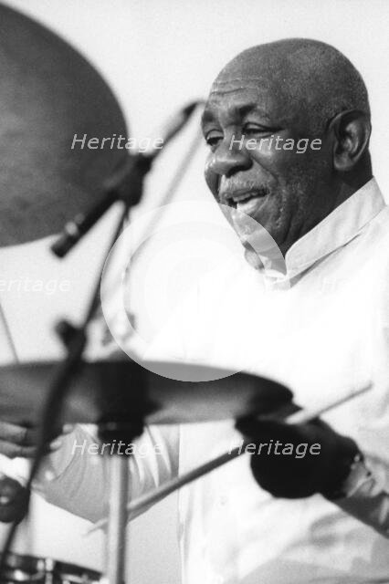 Mickey Roker, Brecon Jazz Festival, Powys, Wales, 1997. Creator: Brian Foskett.