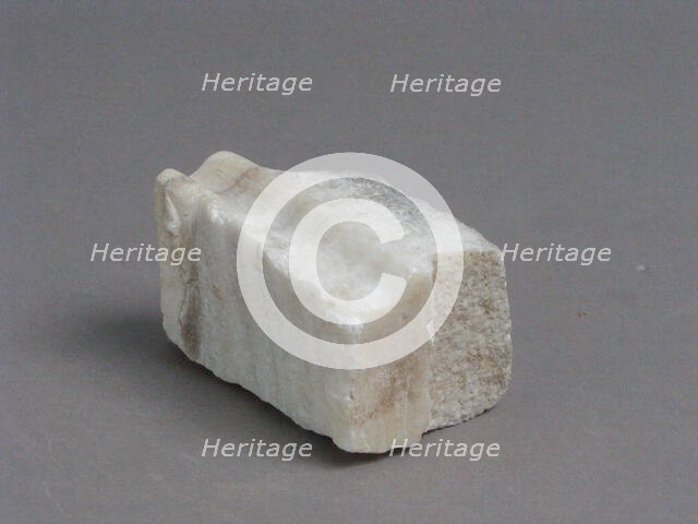 Marble Fragment, Coptic, 4th-7th century. Creator: Unknown.