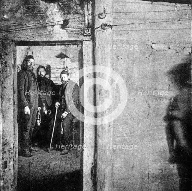 Cabin in a coal pit. Artist: Unknown