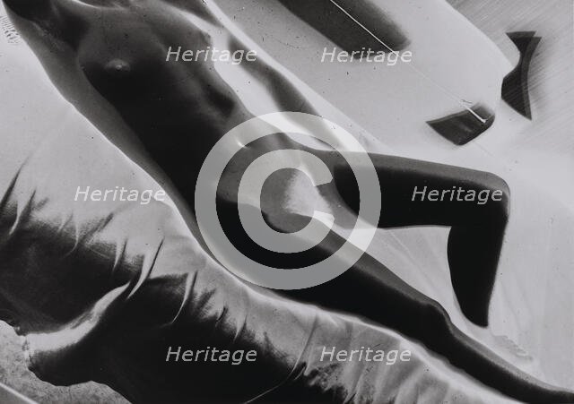 Nude (negative), 1931. Creator: Moholy-Nagy, Laszlo (1895-1946).