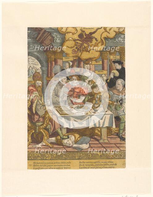 The prodigal son wastes his inheritance, c.1540-c.1550. Creator: Cornelis Anthonisz.