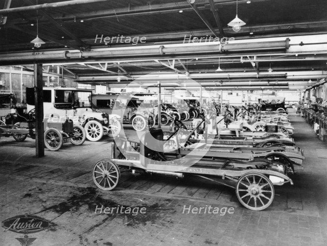 Austin assembly shop, 1914. Artist: Unknown