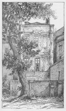 'Milton's House in Petty France', c1897. Artist: William Patten.