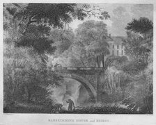 'Barskimming House and Bridge', 1804. Artist: James Fittler.