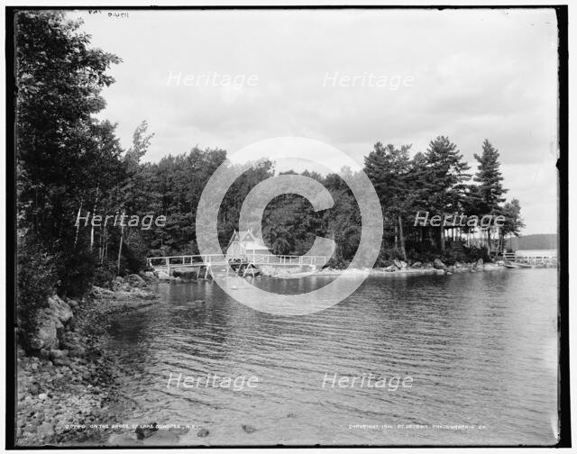 On the shore of Lake Sunapee, N.H., c1900. Creator: Unknown.